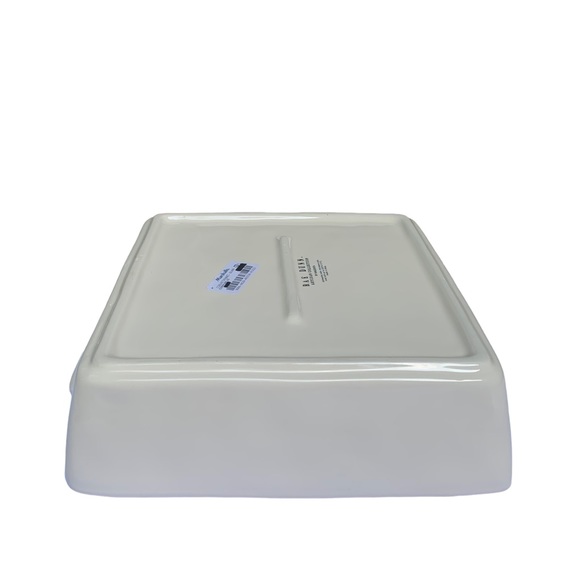 Rae Dunn CASSEROLE Baking Dish Pan White Black Large Letters Dimples NWT 2017 OG - Picture 12 of 15